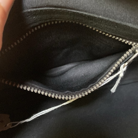 Embroidered Suede Fringe Clutch - Picture 7 of 11